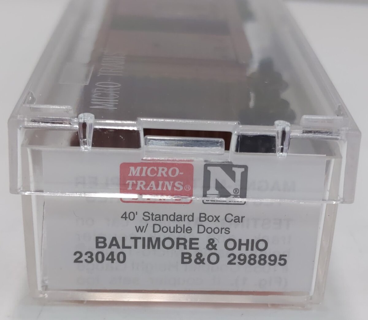 Micro-Trains 02300040 N B&O 40' Standard Boxcar w/ Double Doors #298895