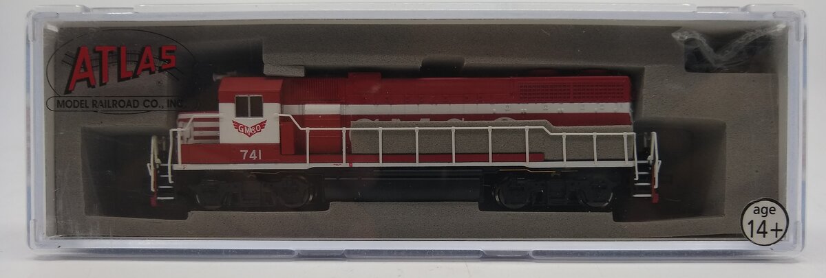 Atlas 47661 N Scale Gulf, Mobile & Ohio GP38 Diesel Locomotive #741