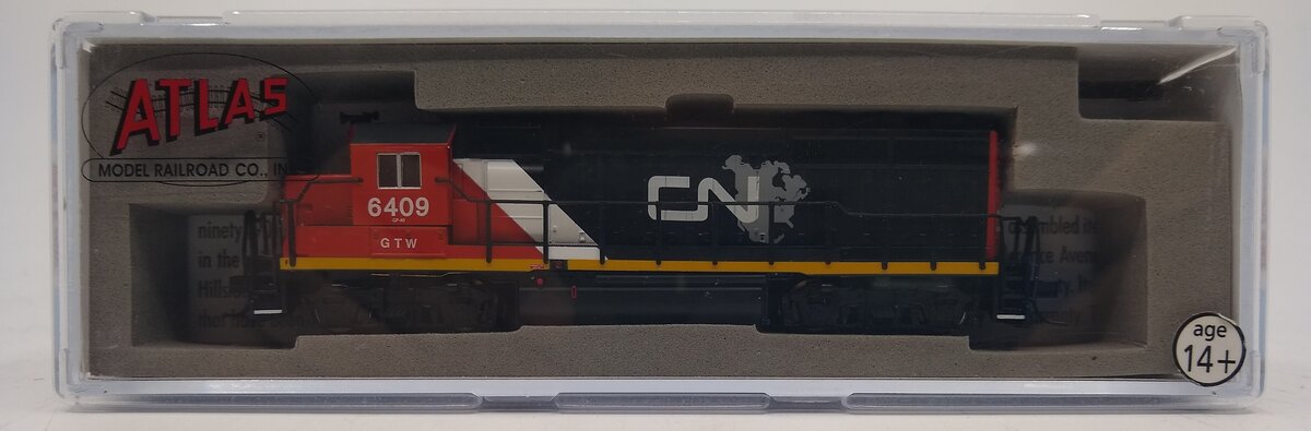 Atlas 40000247 N Scale Canadian National GP40-2 Diesel Locomotive #6409