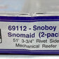Micro-Trains 06900112 N Snoboy & Snomaid Rivet Side Mechanical Reefer (Set of 2)