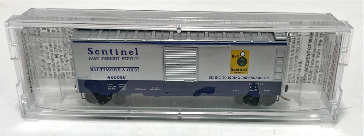 Micro-Trains 02000256 N Baltimore & Ohio 40' Standard Box Single Door #466096