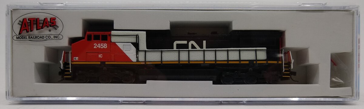 Atlas 40002695 N Scale Canadian National Dash 8-40CW Diesel Locomotive #2458