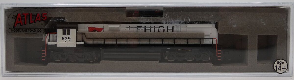 Atlas 54025 N Scale Lehigh Valley C-628 Phase 1 Diesel Locomotive #639