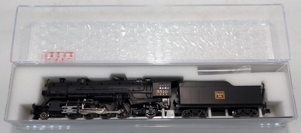 Kato 126-0211A N CB&Q 2-8-2 Heavy Mikado Steam Locomotive #5510 