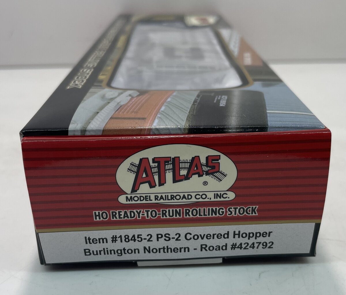 Atlas 1845-2 HO Burlington Northern PS-2 Covered Hopper # 424792