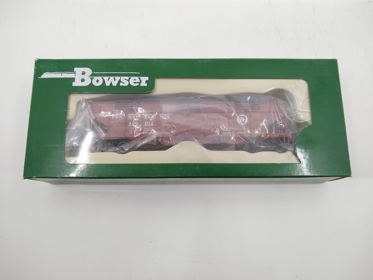 Bowser 41218 HO Pennsylvania H22 4-Bay Hopper with Clamshell Doors #406102