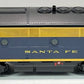Lionel 6-34639 Santa Fe 'Cat Wiskers' Non-Powered F3 Diesel B-Unit #200-B