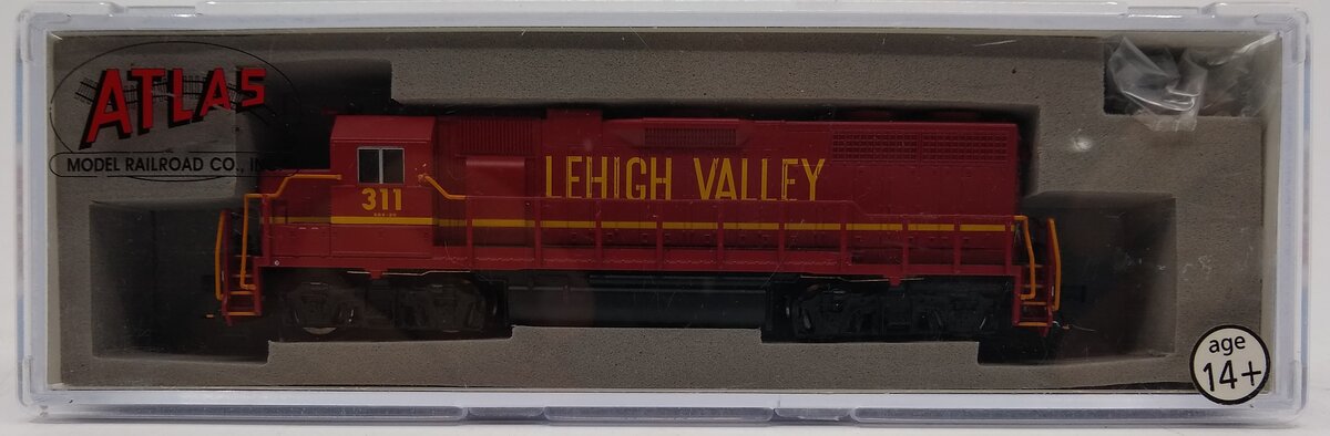 Atlas 53987 N Scale Lehigh Valley GP-38 Low Nose Diesel Locomotive #311