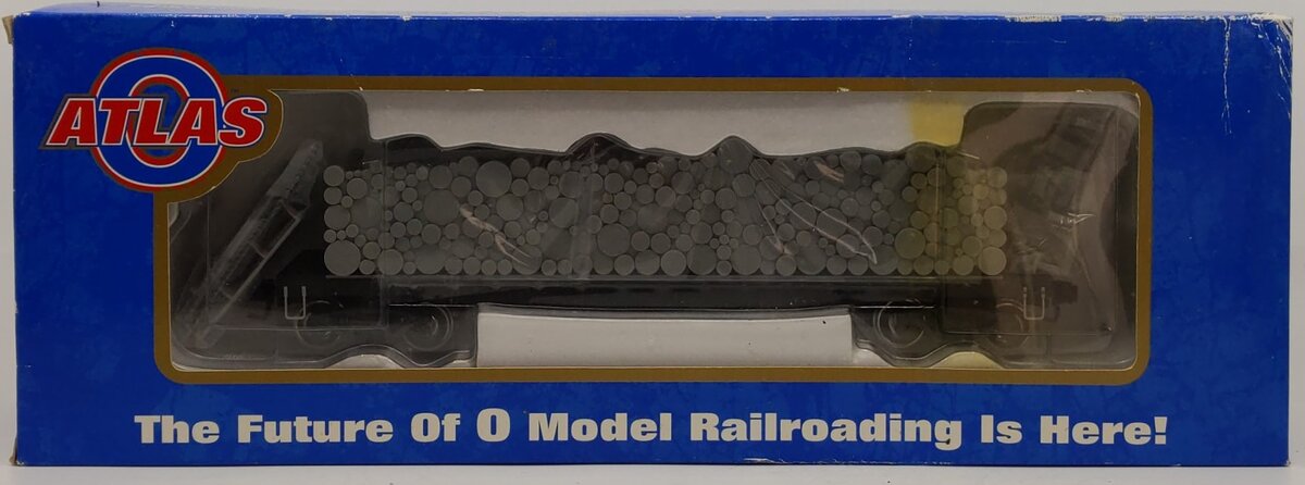 Atlas 7270 O Scale Pulpwood Flatcar Undecorated [2-Rail]