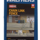 Walthers 933-3125 HO Chain Link Fence Plastic Kit
