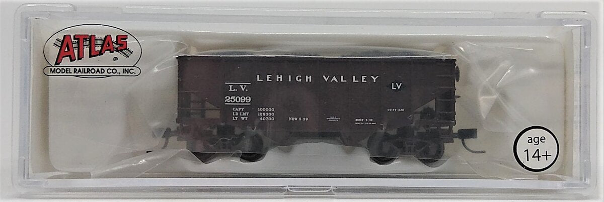 Atlas 41344 N Lehigh Valley 55t 2-Bay Fishbelly Hopper  #25099