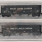 Bluford Shops 73482 N GLCX 70 Ton Offset Side 3-Bay Hopper Car (Set of 2)