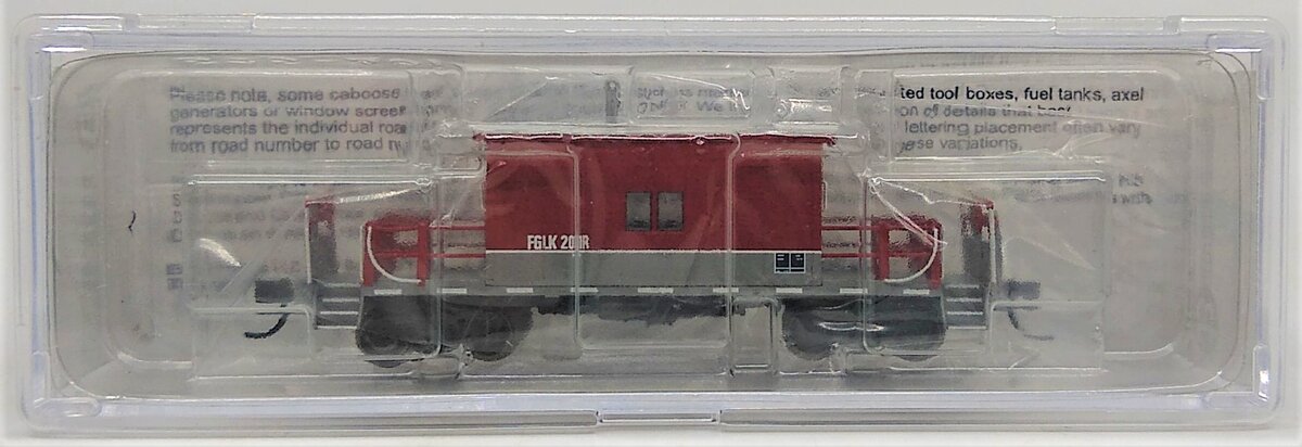 Bluford Shops 24160 Finger Lakes Rwy. Transfer Caboose- Short Roof #24160