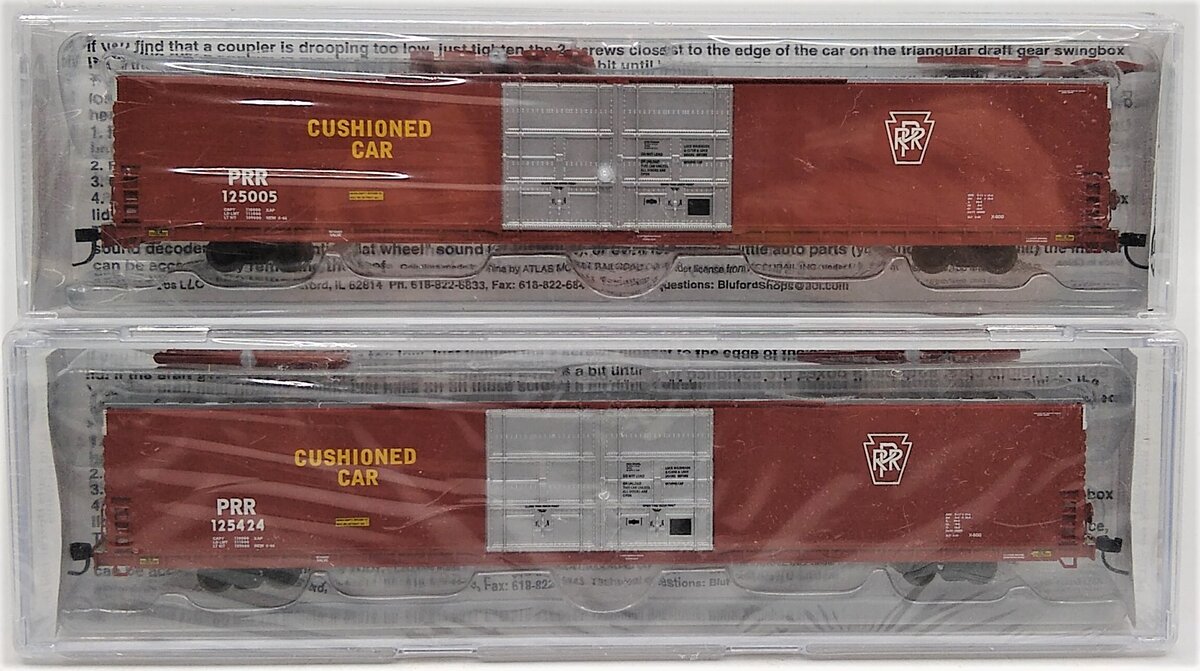 Bluford Shops 86162 N Pennsylvania 86' Double Door Auto Parts Boxcar (Set of 2)