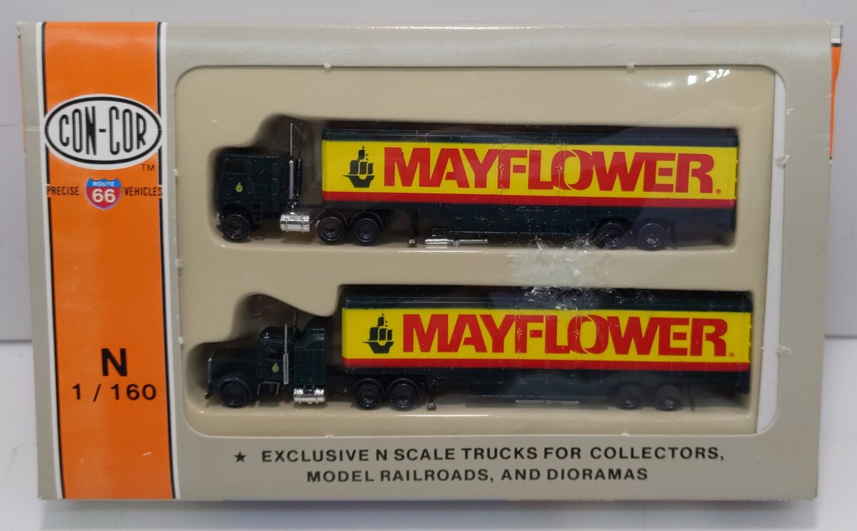 Con-Cor 0004-003034 N Mayflower Tractor W/Trailer (Pack of 2)