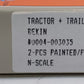 Con-Cor 0004-003035 N Scale Bekin Tractor W/Trailer (Pack of 2)