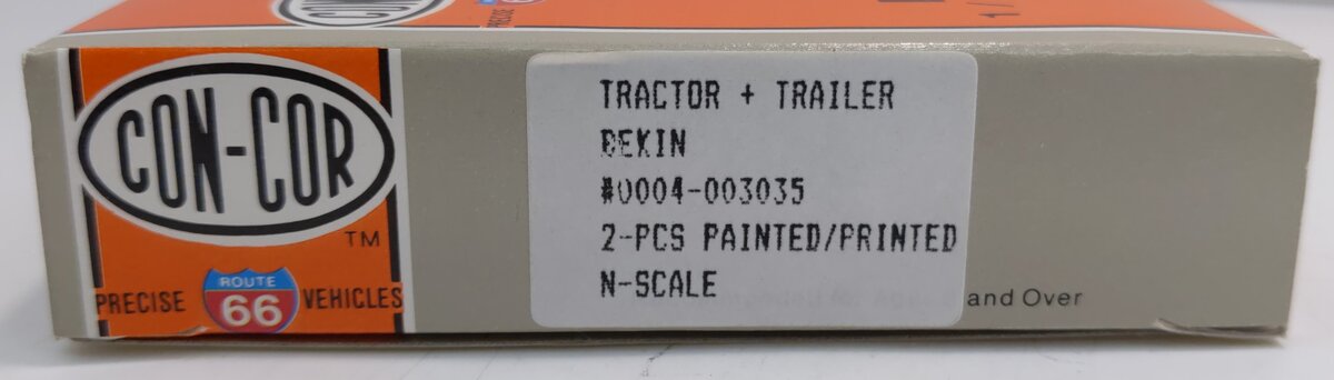 Con-Cor 0004-003035 N Scale Bekin Tractor W/Trailer (Pack of 2)
