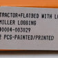 Con-Cor 0004-003029 N 1:160 Miller Logging Tractor Trailer w/Logs (Pack of 2)