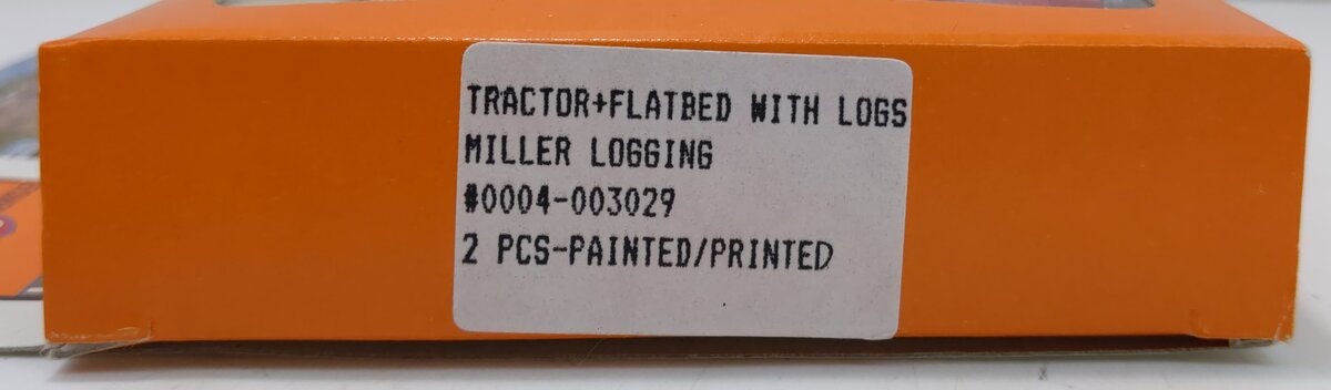 Con-Cor 0004-003029 N 1:160 Miller Logging Tractor Trailer w/Logs (Pack of 2)