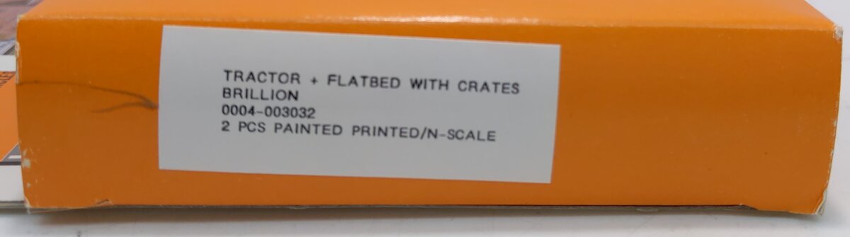 Con-Cor 0004-003032 N 1:160 Brillion Tractor & Flatbed Trailer (Pack of 2)