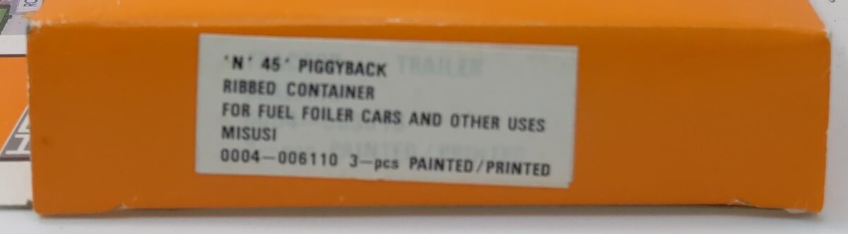 Con-Cor 0004-006110 N Mitsui OSK Lines 45' Ribbed Box Trailers (Pack of 3)