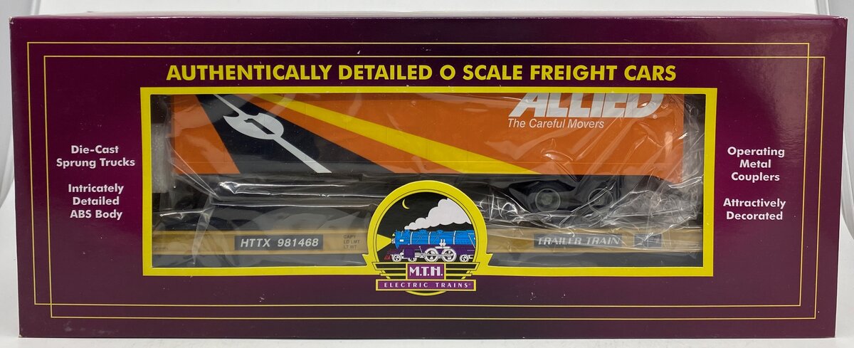 MTH 20-95219 O Allied Flatcar with 40' Trailer Train