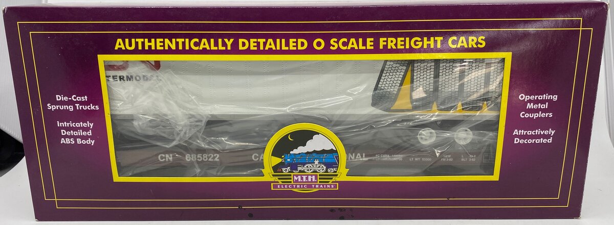MTH 20-98679 Canadian National Flat Car w/ 48' Trailer
