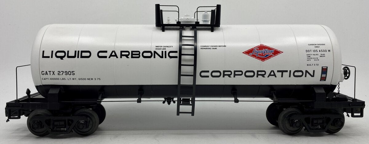 MTH 20-96237 O Liquid Carbonic Tank Car #27905