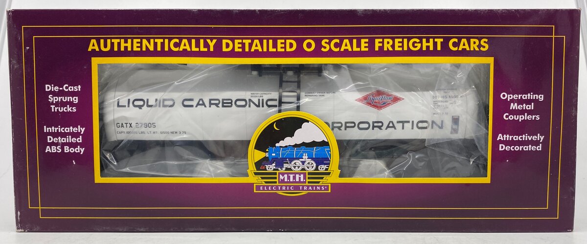 MTH 20-96237 O Liquid Carbonic Tank Car #27905