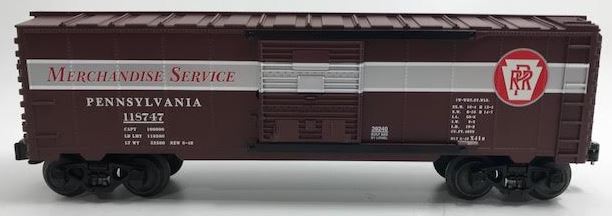 Lionel 6-39240 O Gauge Pennsylvania Merchandise Service Boxcar #118747