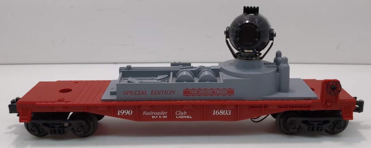 Lionel 6-16803 O Gauge Lionel Railroader Club Searchlight Car