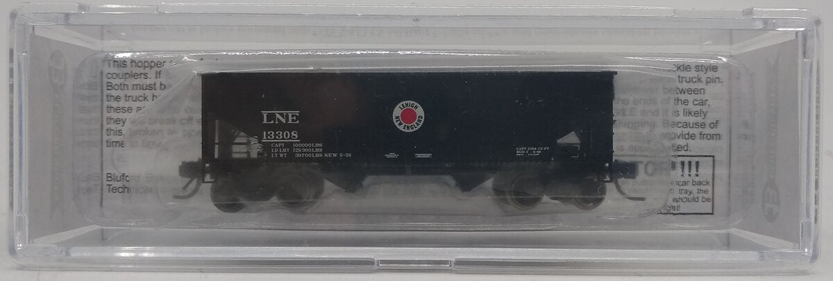 Bluford Shops 66091 N Scale Lehigh & New England 2-Bay Offset Side Hopper #13308