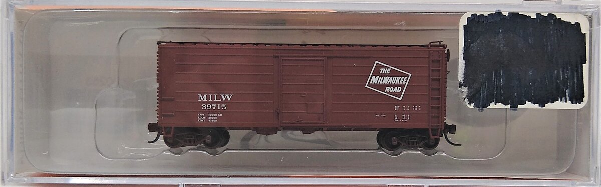Fox Valley Models 90253 N Milwaukee Road "Large Logo" Short Rib Boxcar #39715