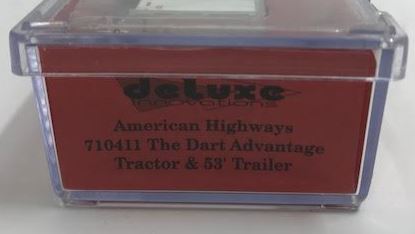Deluxe Innovations 710411 N Dart Advantage Tractor &53' Trailer American Highway