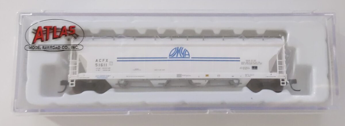 Atlas 40042 N Scale OMYA Centerflow Hopper #51611