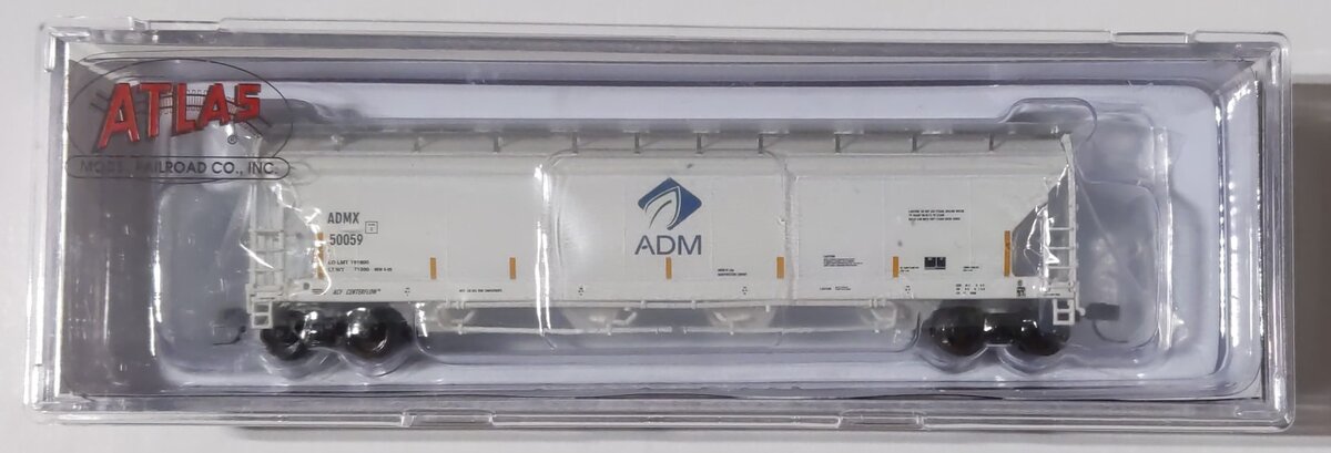 Atlas 50002693 N ADM Pressureaide Centerflow Hopper Car #50059