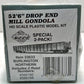 Proto 2000 23633 HO Burlington N 52' 6" Drop End Mill Gondola Kit (Pack of 2)