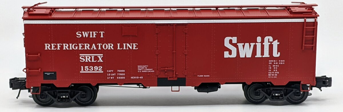 Atlas 8534-2 O Scale Swift 40' Steel Reefer #15392 (3 Rail)