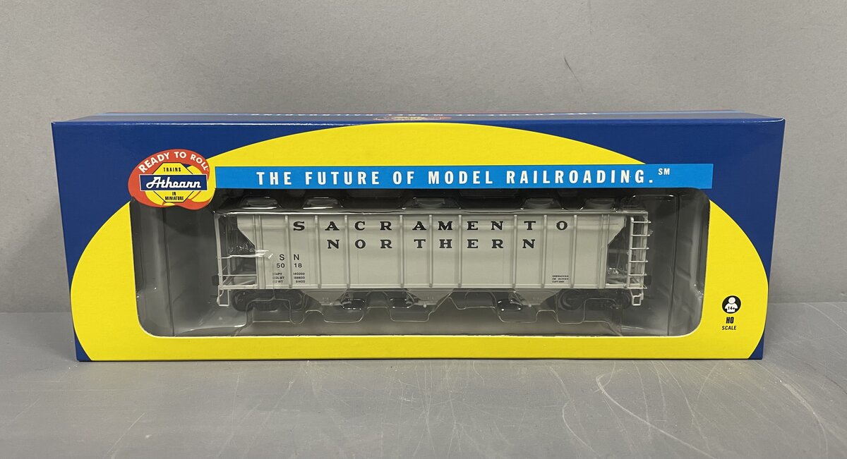 Athearn 89036 HO Sacramento Northern PS2 2983 Covered Hopper Car #5018