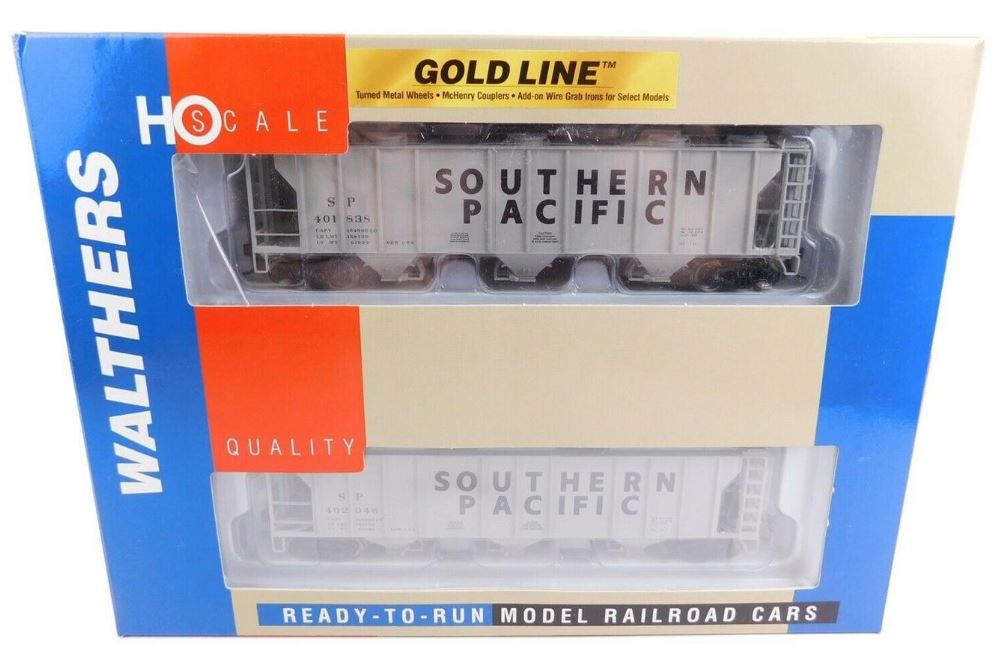 Walthers 932-27955 HO SP PS-2 Covered Hopper Cars #401838/#402046 (Set of 2)