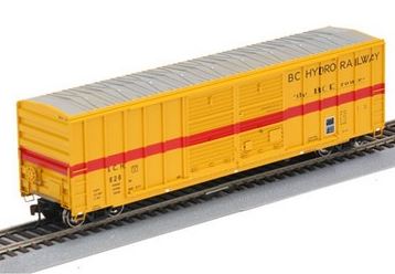Athearn 92852 HO BC Hydro 50' FMC Double Door Box Car #626