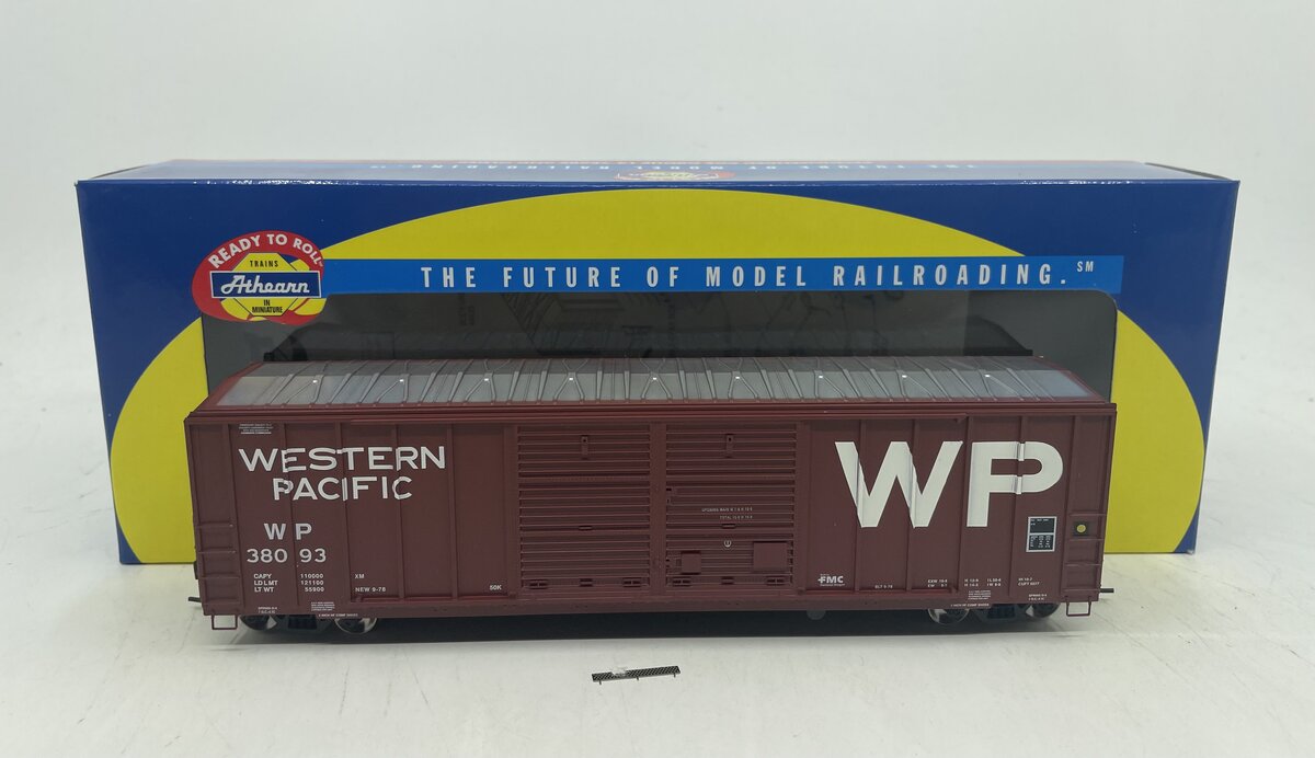 Athearn 92862 HO Western Pacific RTR 50' FMC Double Door Box Car #38093