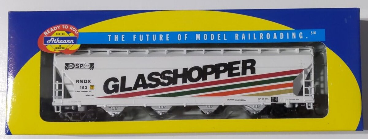 Roundhouse 7202 HO Scale Glasshopper ACF Centerflow Hopper #163