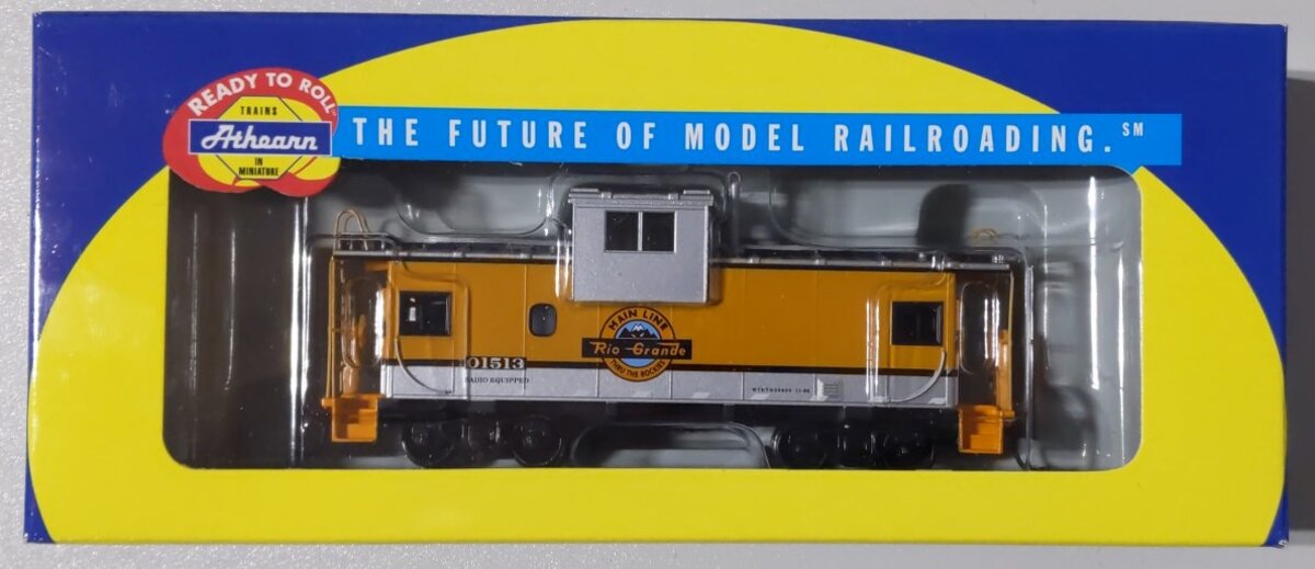 Athearn 7501 HO Scale Rio Grande Wide Vision Caboose #01513