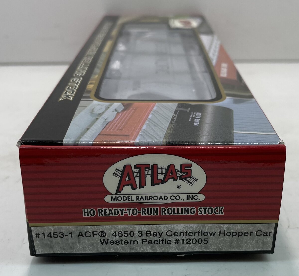 Atlas 1453-1 HO Western Pacific ACF 4650 3-Bay Centerflow Hopper Car #12005