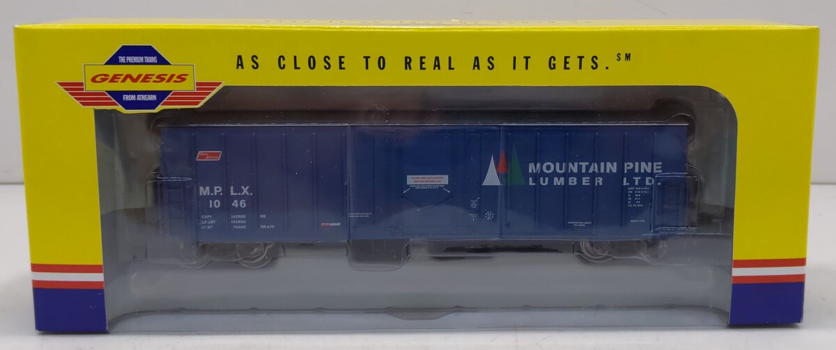 Athearn G4464 HO Genesis Mountain Pine Lumber NACC 50' Box Car # 1046