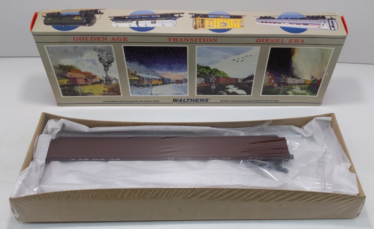 Walthers 932-3951 HO TTX 75' Flat Car Kit #470756