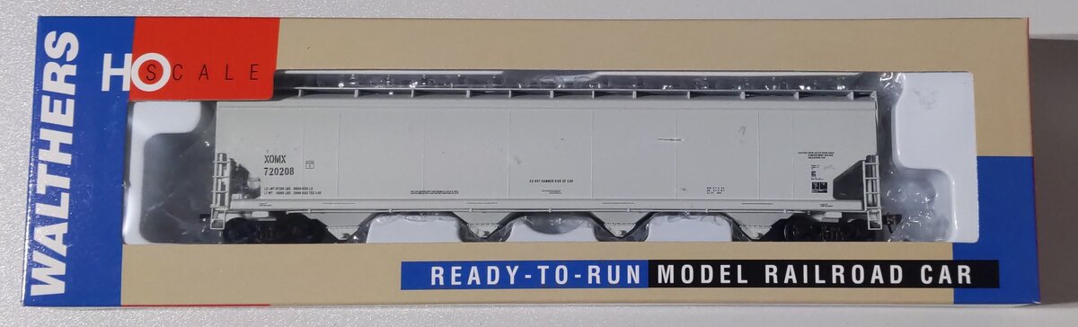 Walthers 932-7160 HO National 6200 Plastic Hopper XOMX Exxon-Mobil #720208