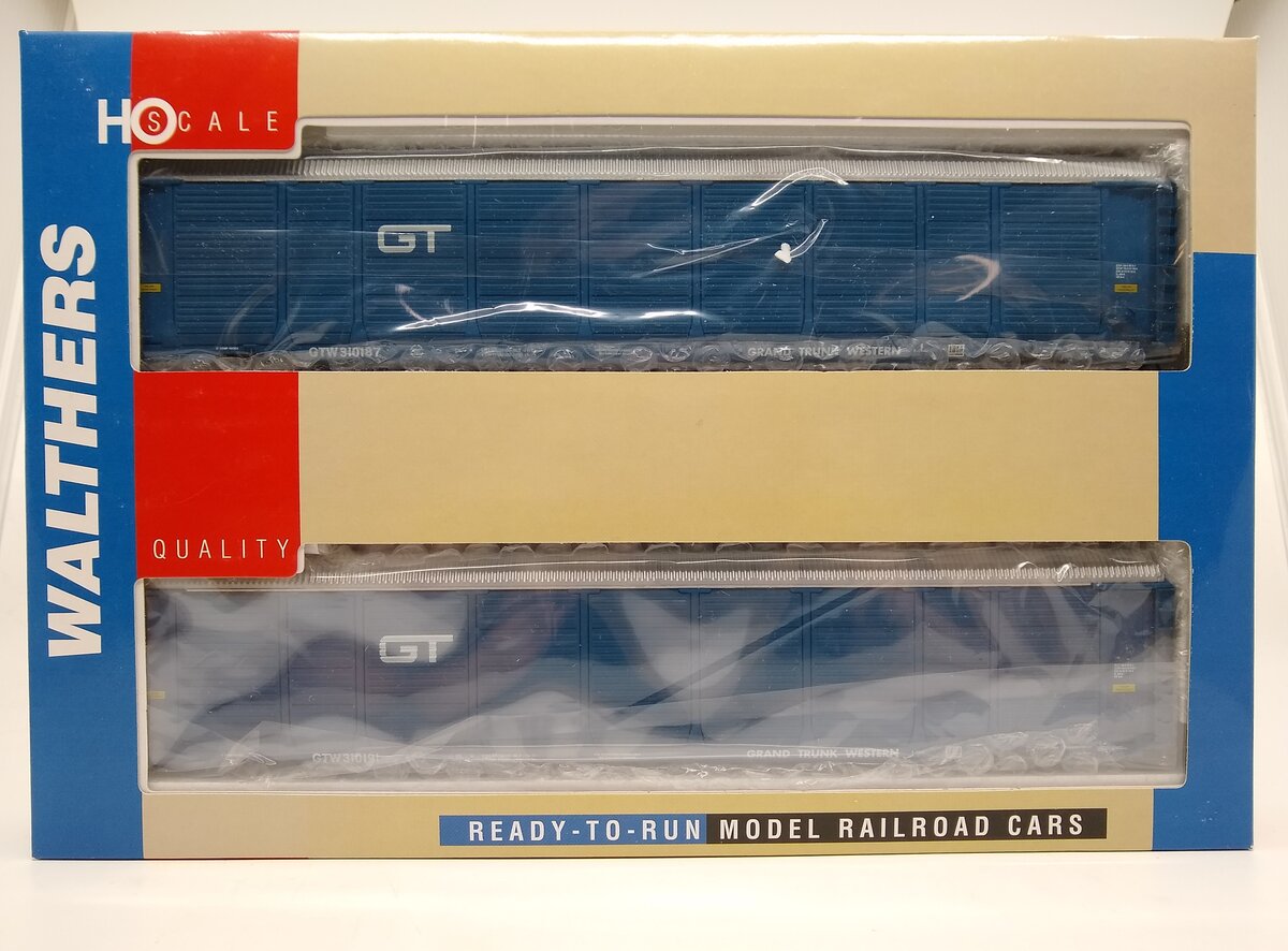 Walthers 932-24861 HO Scale GTW Thrall 89' Tri-Level Auto Carrier (Set of 2)