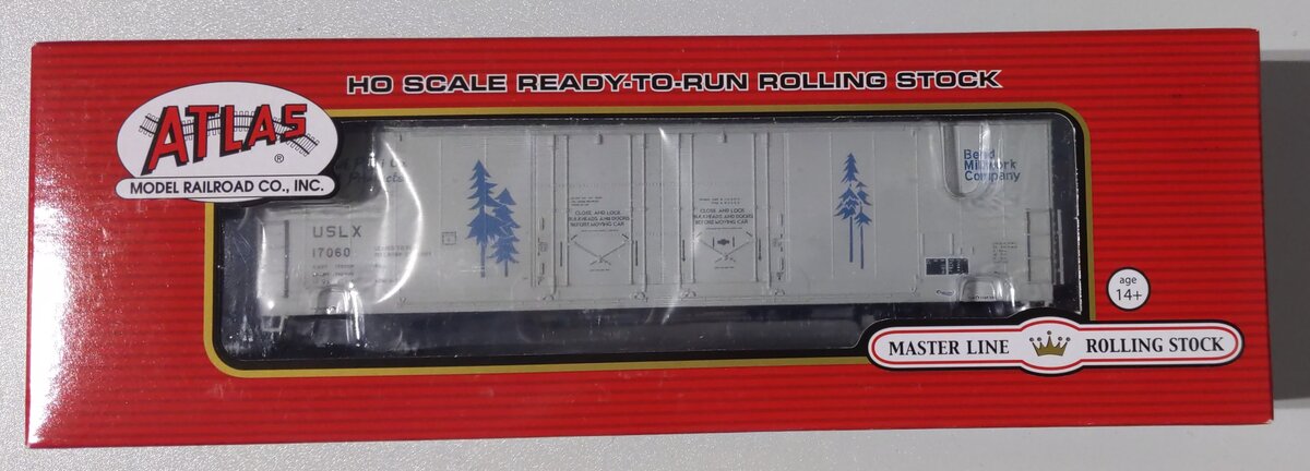 Atlas 20003425 HO Bend Millwork Company Evans 53' Double Plug-Door Boxcar #17060